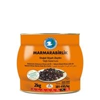 Marmarabirlik Siyah Zeytin Yağlı Salamura Yağ Ebat : 3Xs 2 Kg