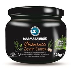 Marmarabirlik Zeytin Macunu Baharatlı Cam 340 Gr