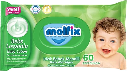 Molfix Wet Towel 60 pc 