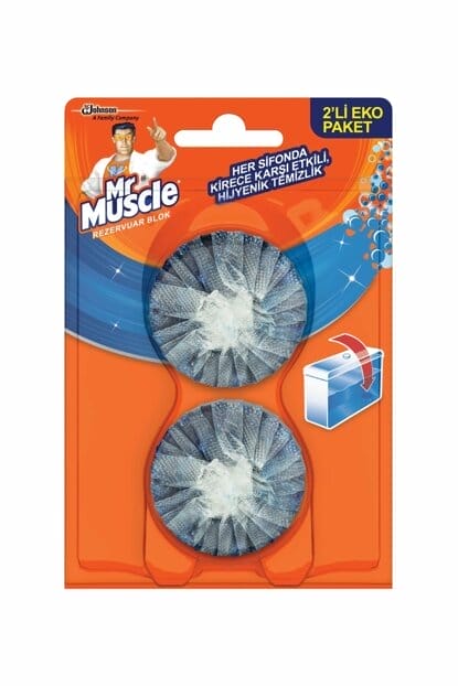 Mr. Muscle Rezervuar Blokları Ekonomik Paket 2X48 Gr