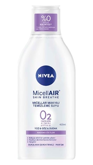 Nivea Yüz Bakımı Micellair Temizleme Suyu Hassas Ciltler 400 Ml