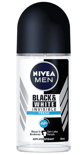 Nivea Men Deodorant B&w Fresh Roll On 50 Ml