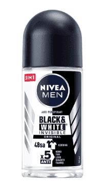 Nivea Men Deodorant B&w Original Roll On 50 Ml