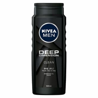 Nivea Men Duş Jeli Deep Dimension 500 Ml