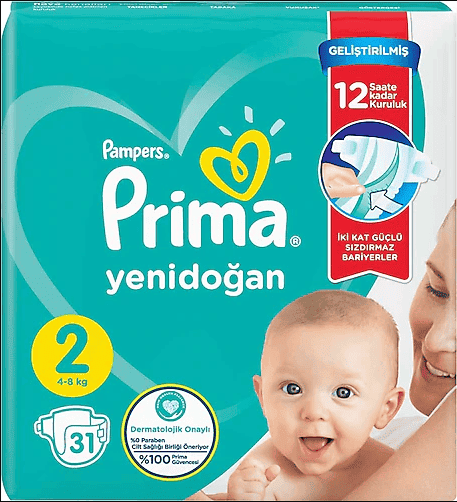 Pampers Prima No2  31 Adet