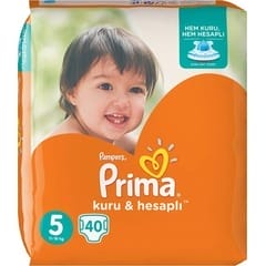 Pampers Prima No5 40 Adet 