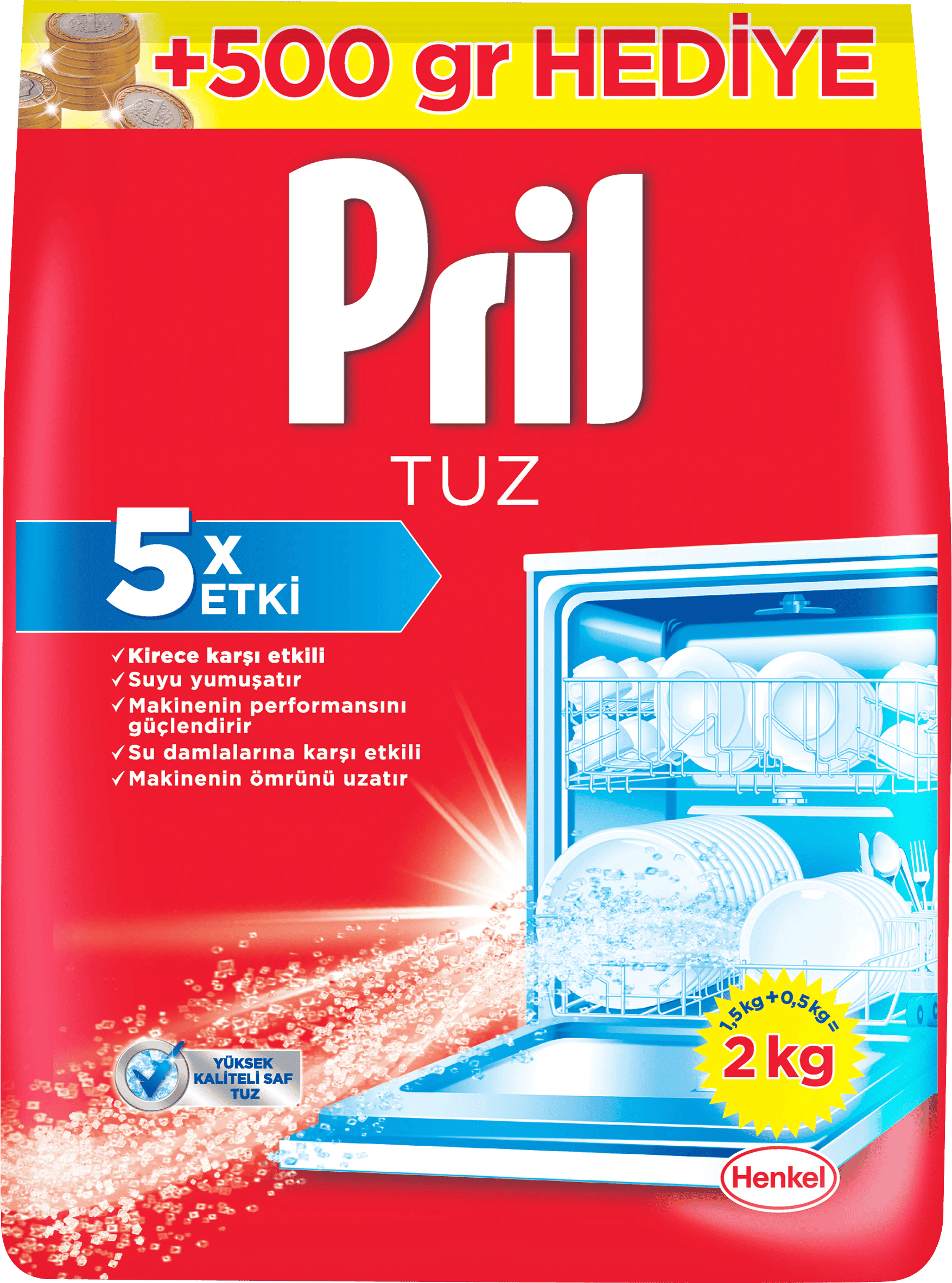 Pril Bulaşık Makinesi Tuzu 2 Kg 