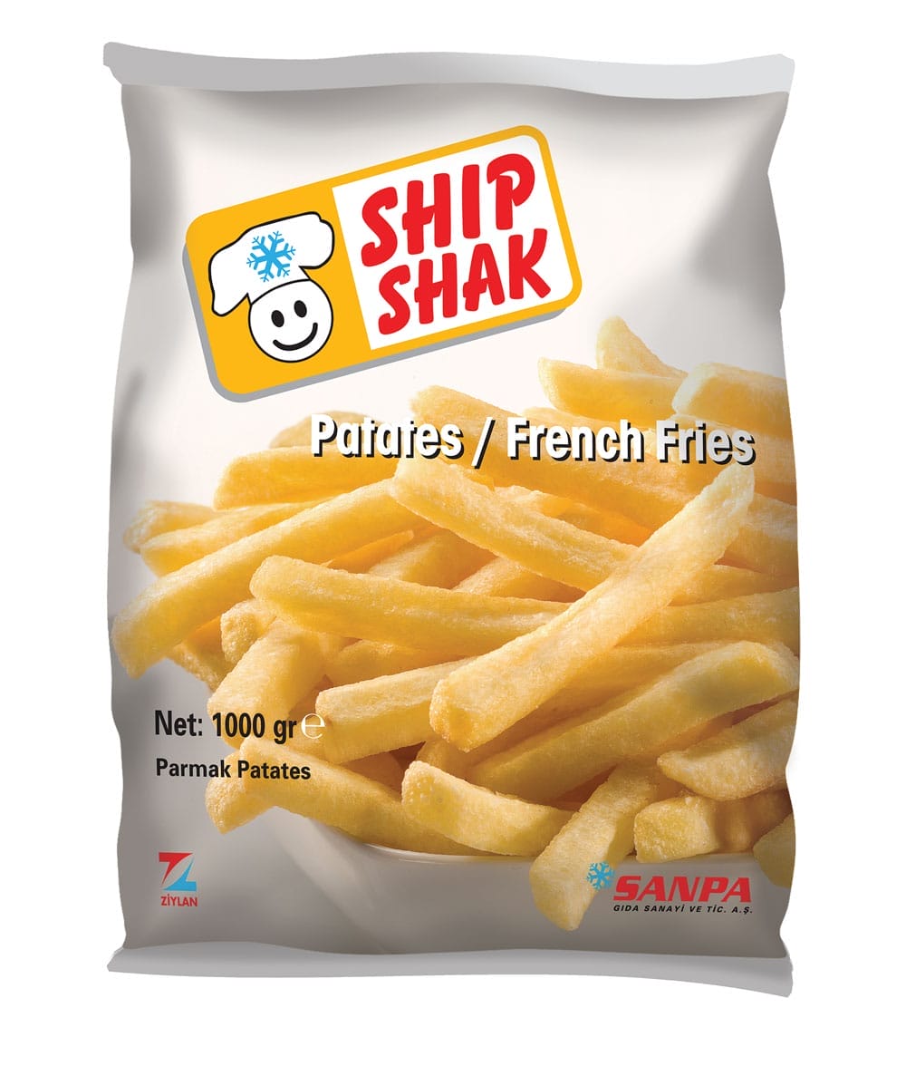 Sanpa Gıda Patates Kızartması Ship Shak (Parmak Cipsi) 2500 Gr