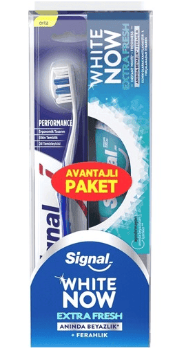 Signal White Now Extra Fresh Toothpaste 75 Ml+Toothbrush 1 pcs