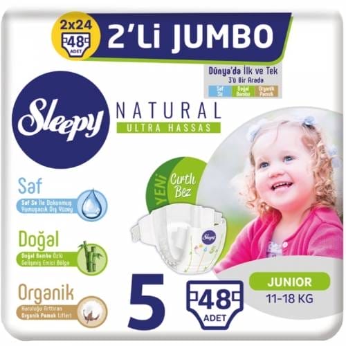 Sleepy Külot Bez Ekonomik Paket No 5 48 Adet