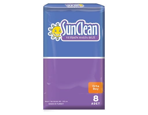 Sunclean Yetişkin Bezi 8 Adet