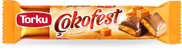 Torku Çokofest Caramel Filled Milk Chocolate 34 gr 