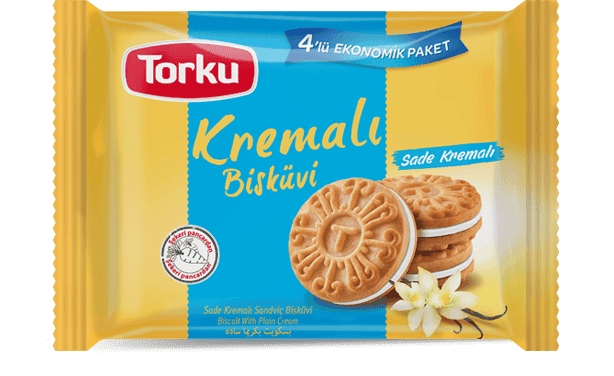 Torku Sade Kremalı Bisküvi 4X61 Gr