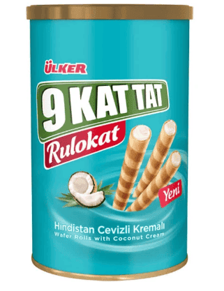 Ülker 9 Kat Tat Ülker Rulokat Hindistan Cevizli 170 Gr