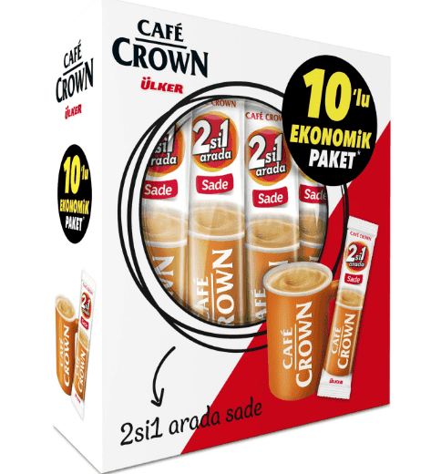 Ülker Cafe Crown 2Si 1 Arada Sade 180 Gr