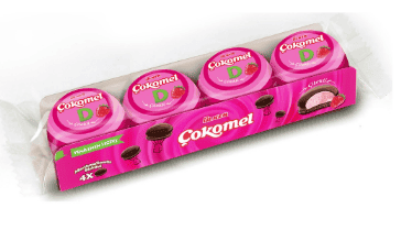 Ülker Çokomel Strawberry 4 Pack 48 gr