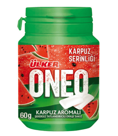 Ülker Oneo Karpuzlu Şişe Draje Sakız 60 Gr