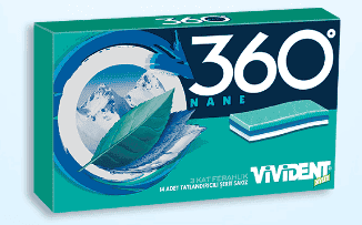 Vivident 360 Naneli Sakız 33 Gr