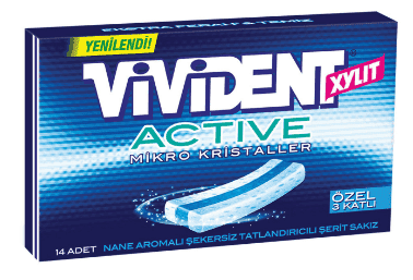 Vivident Active Naneli Sakız 33 Gr