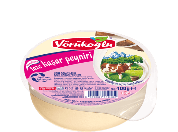 Yörükoğlu Kaşar Peyniri Light 400 Gr